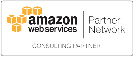 Amazon web services consulting partner logo.