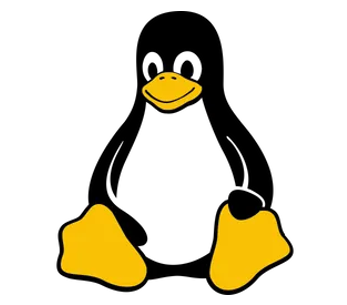 Linux operating system logo.